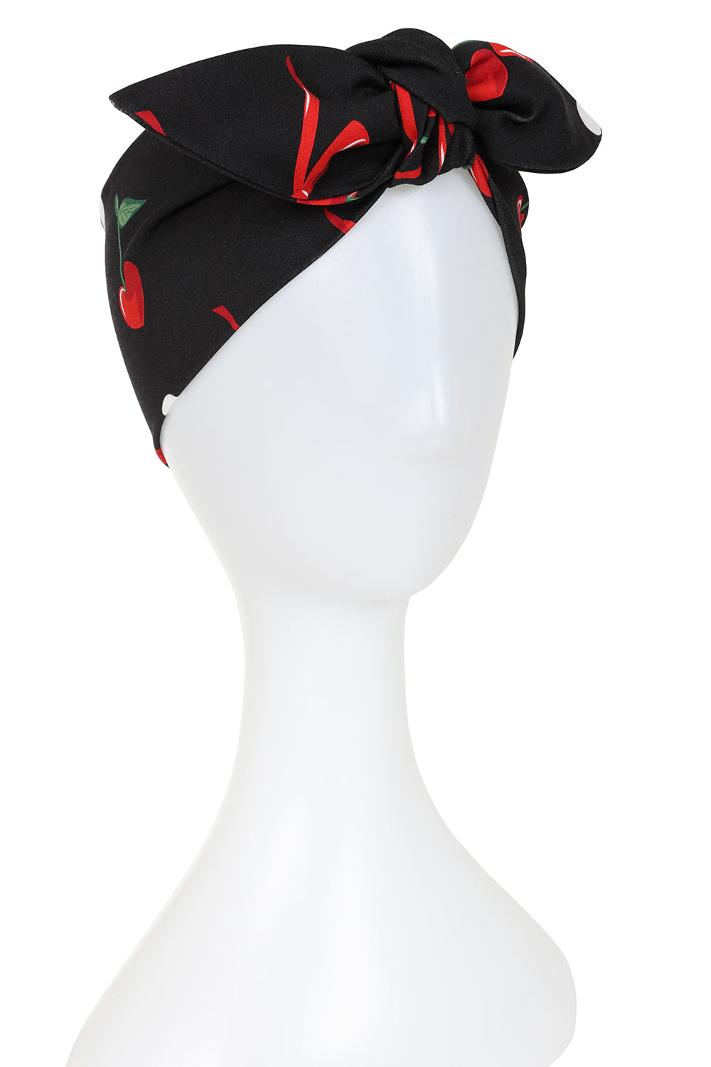 CHERRIES AND BOW BANDANA