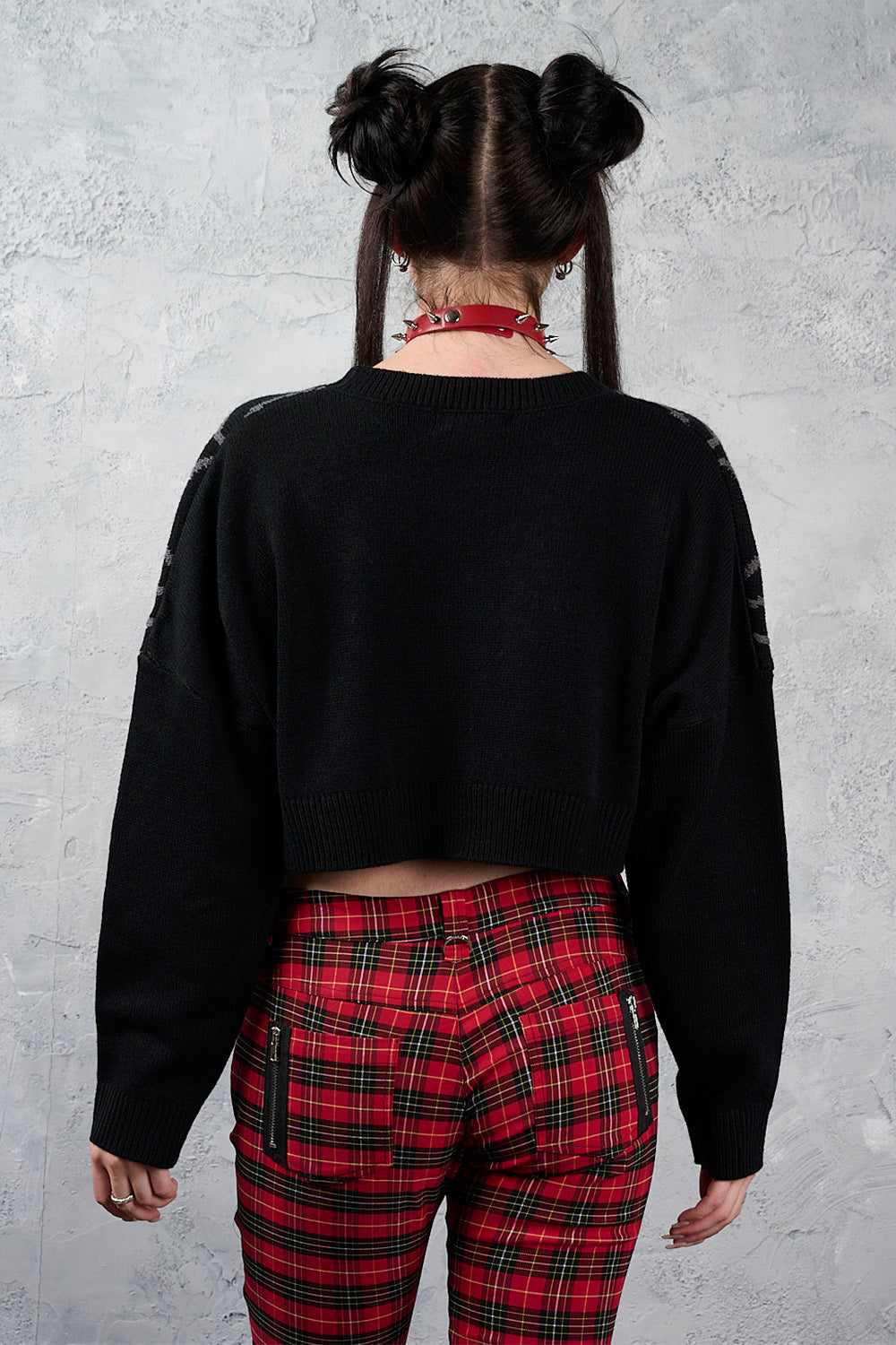 Black/Grey Web of Night Cardigan