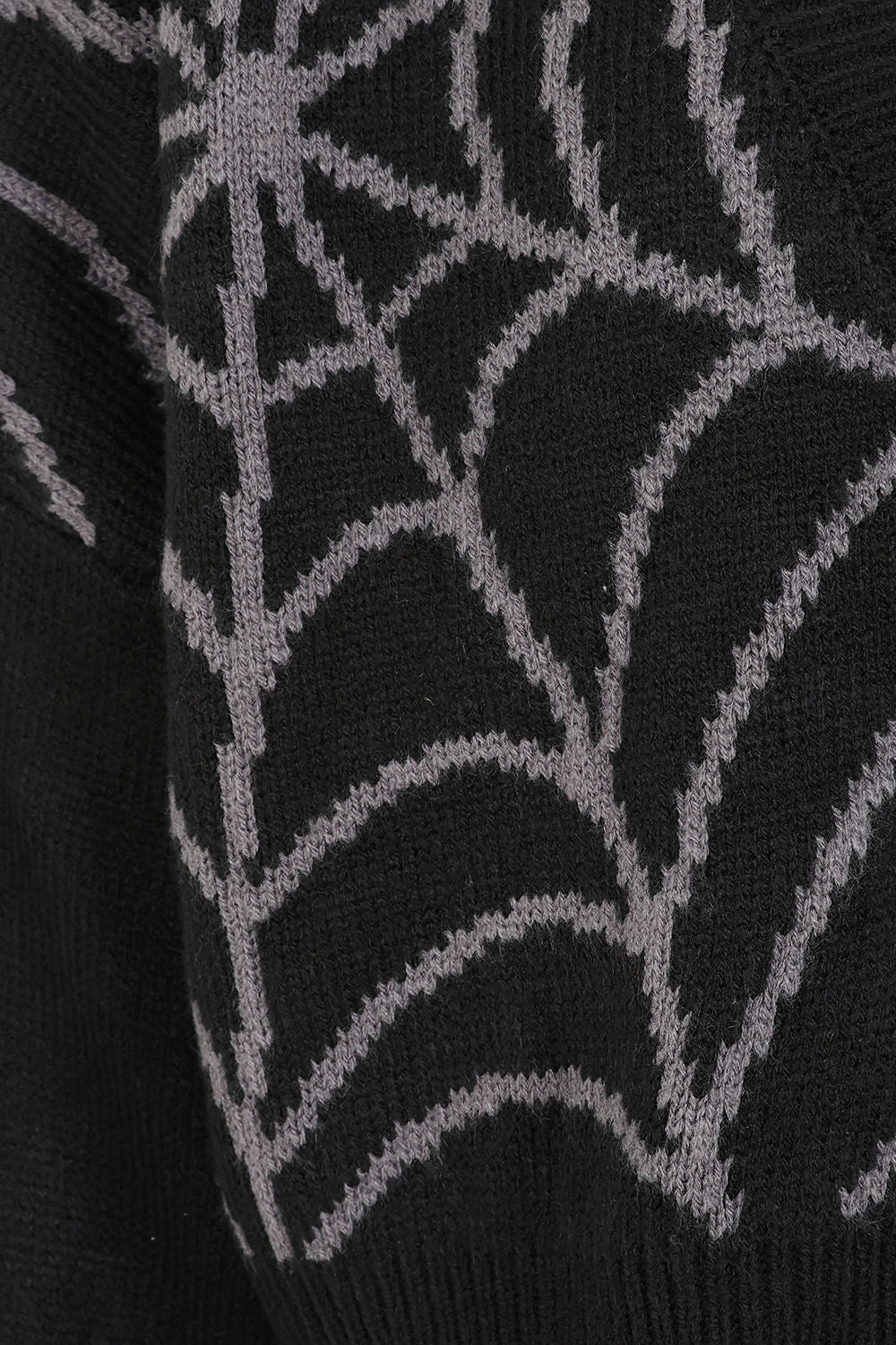 Black/Grey Web of Night Cardigan