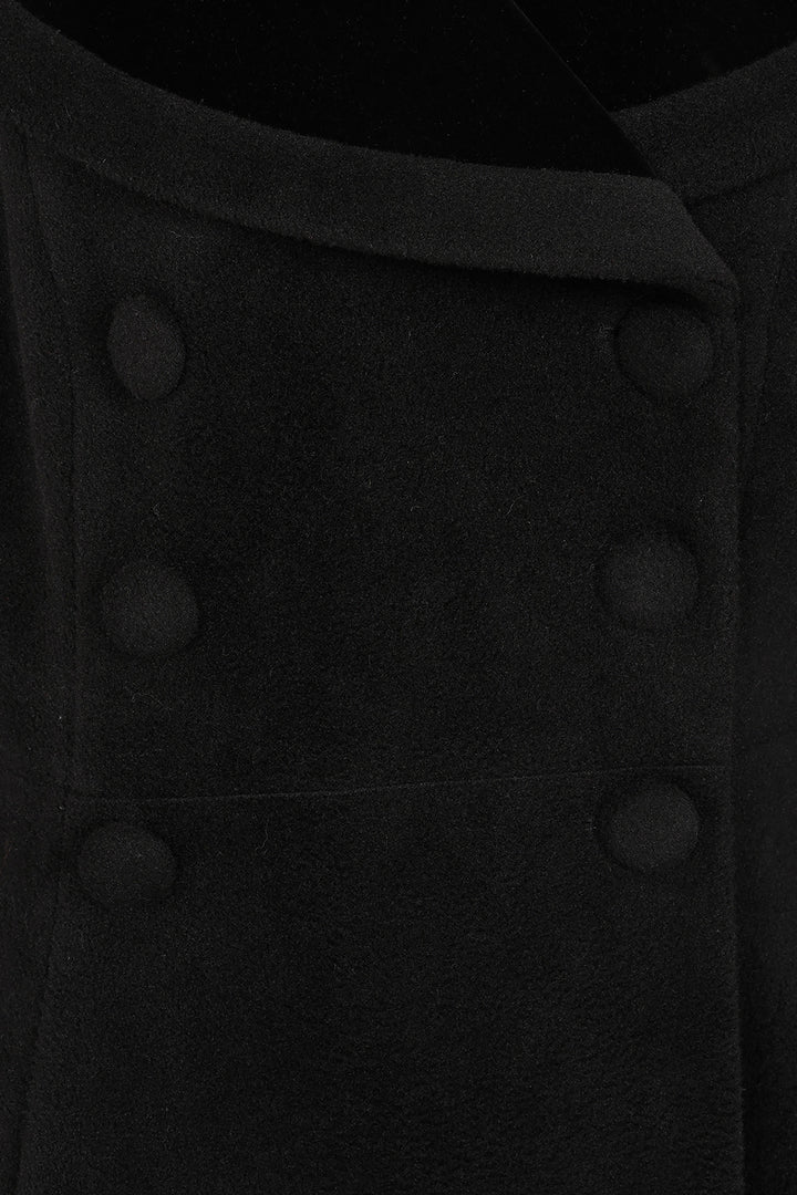 Black CLOTILDE COAT