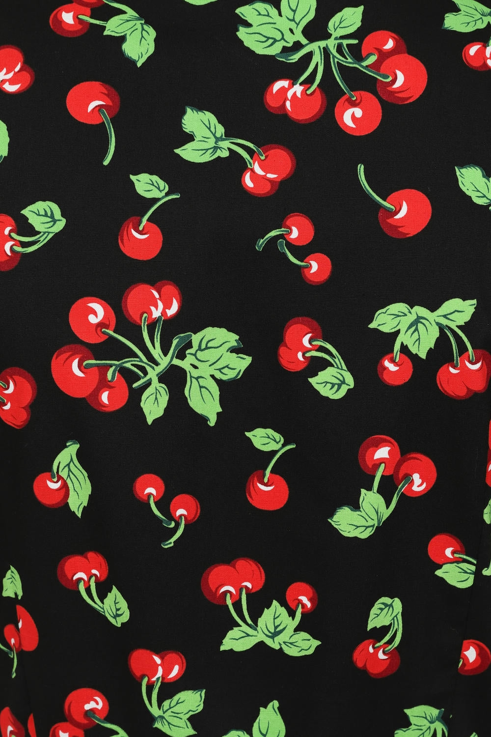 Black DARLA CHERRIES DRESS