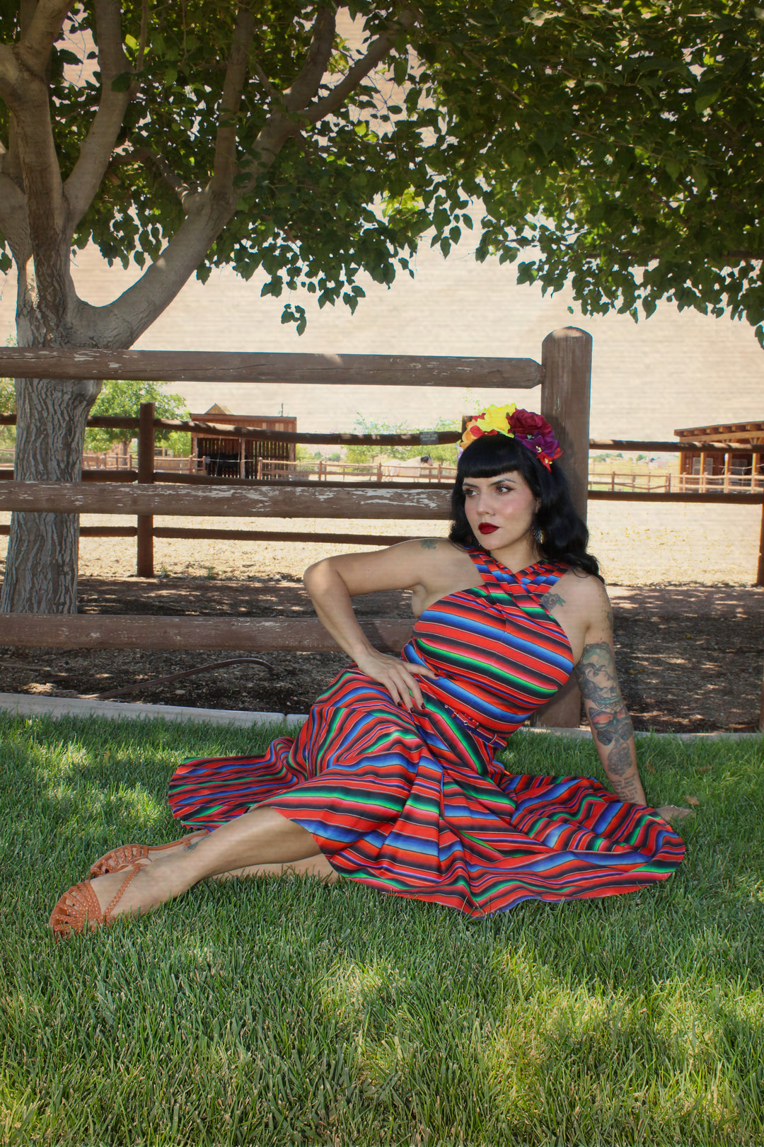 Serape Swing dress