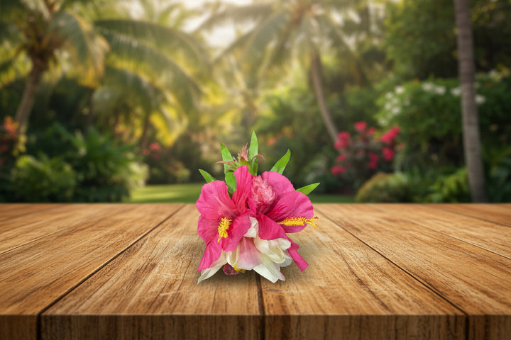 Tropical pinup hair flowers