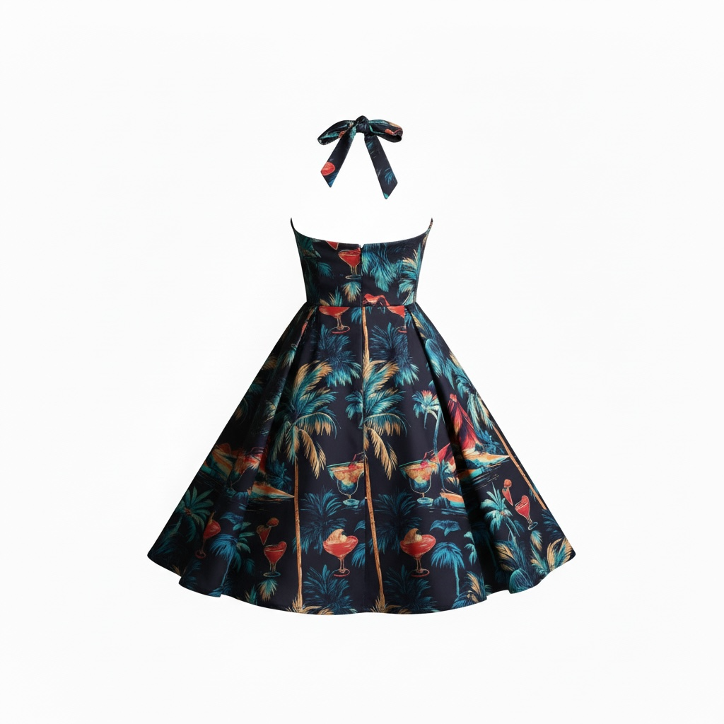 Beachcomber Swing Kleid Hibiscus