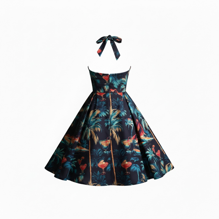 Beachcomber Swing Kleid Hibiscus