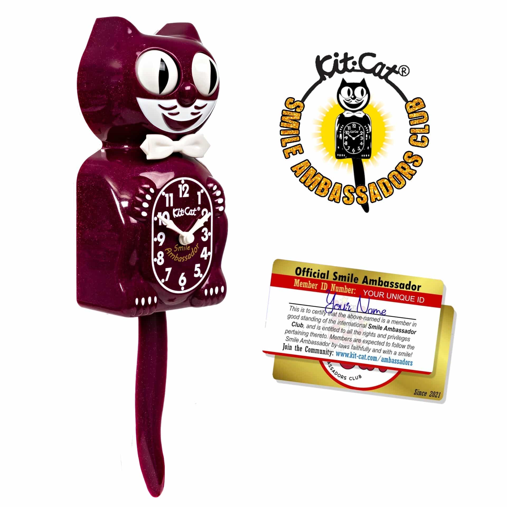 RUBY RED KIT CAT CLOCK – Rockin Bettie