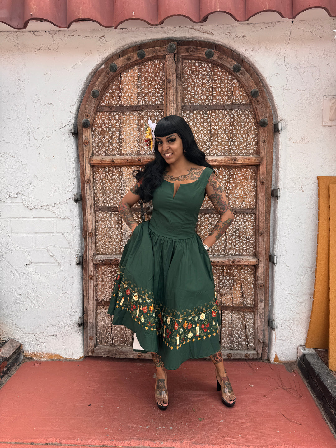 Silent Night Christmas Swing Dress – Rockin Bettie