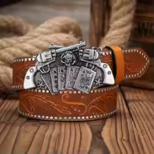 Western gambler Belt
