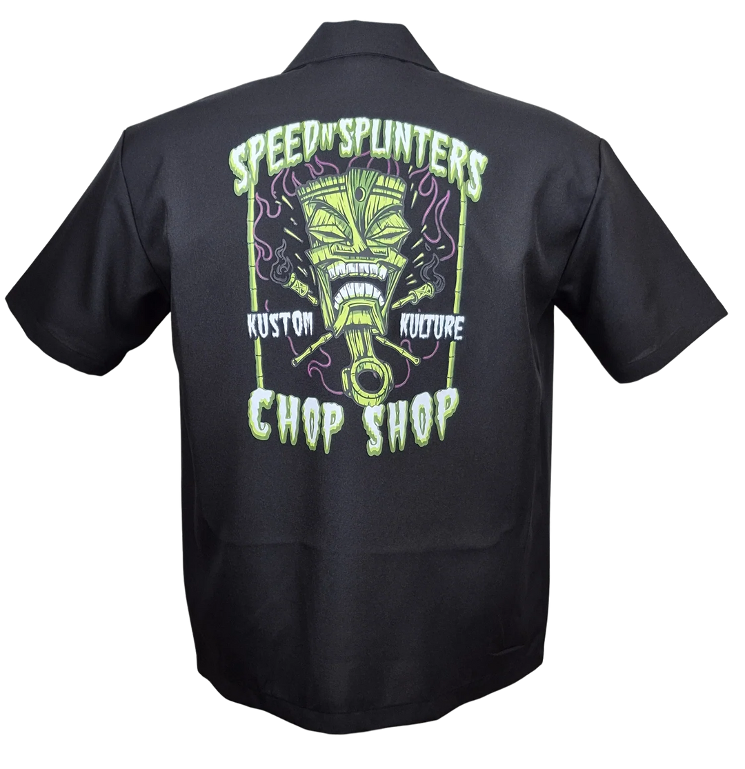 Speed N Splinters Single Panel in Black/Lime