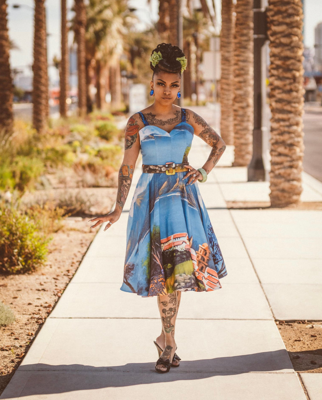 Custom View of Peru Print Dress Rockin Bettie Custom View of Peru Print Dress Rockin Bettie