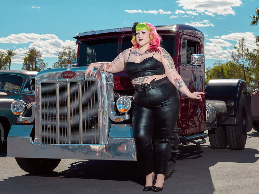 Bombshell High Waist Lurex Pants - Neue Farben siehe