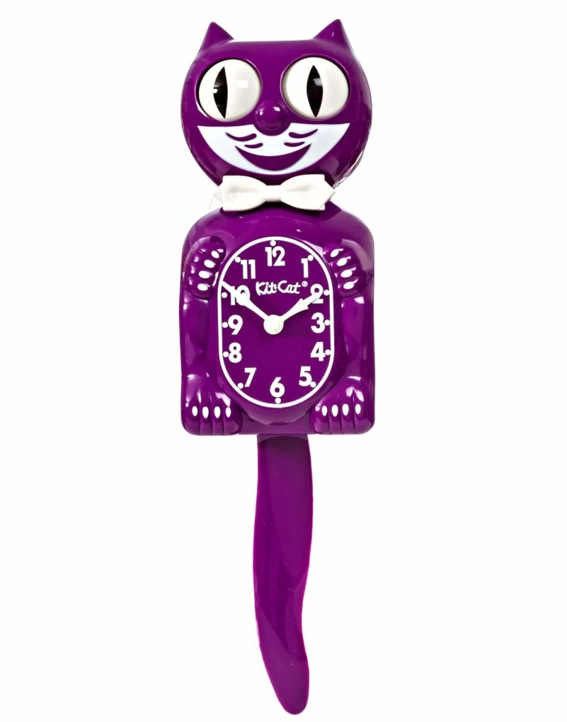 Boysenberry Beauty Kit cat clock 15.5" limited edition