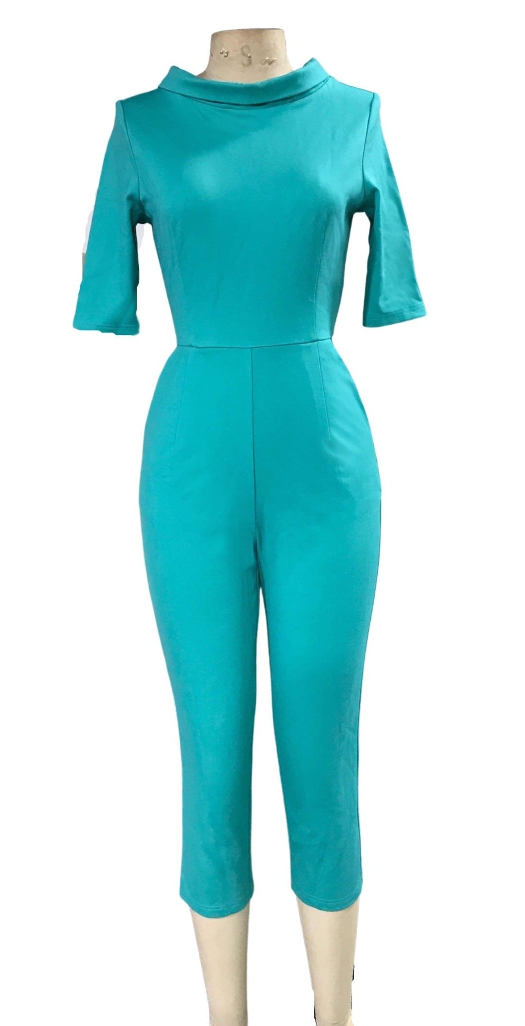Charade Stand Collar Jumpsuit