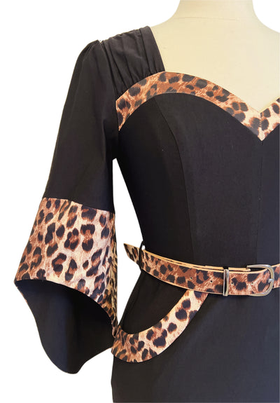 The Manhattan Leopard Pencil Dress