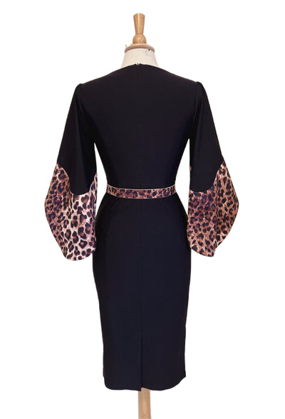 The Manhattan Leopard Pencil Dress